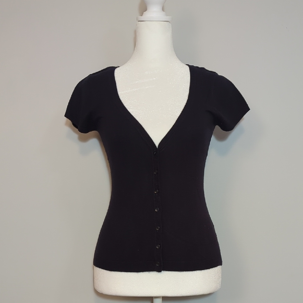 V-Neck Button Down Cardigan